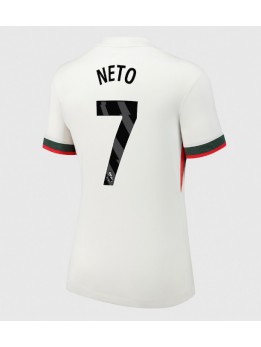 Billige Chelsea Pedro Neto #7 Bortedrakt Dame 2025-26 Kortermet